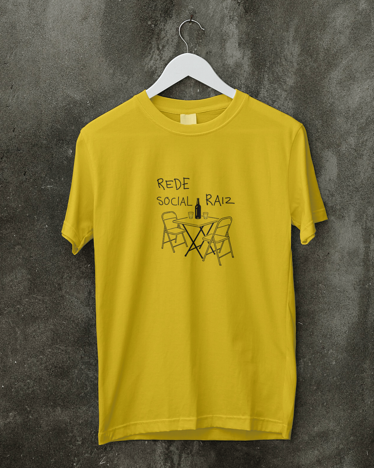 Camiseta Rede Social Raiz – Camisa Estampada de Algodão de Alta Qualidade