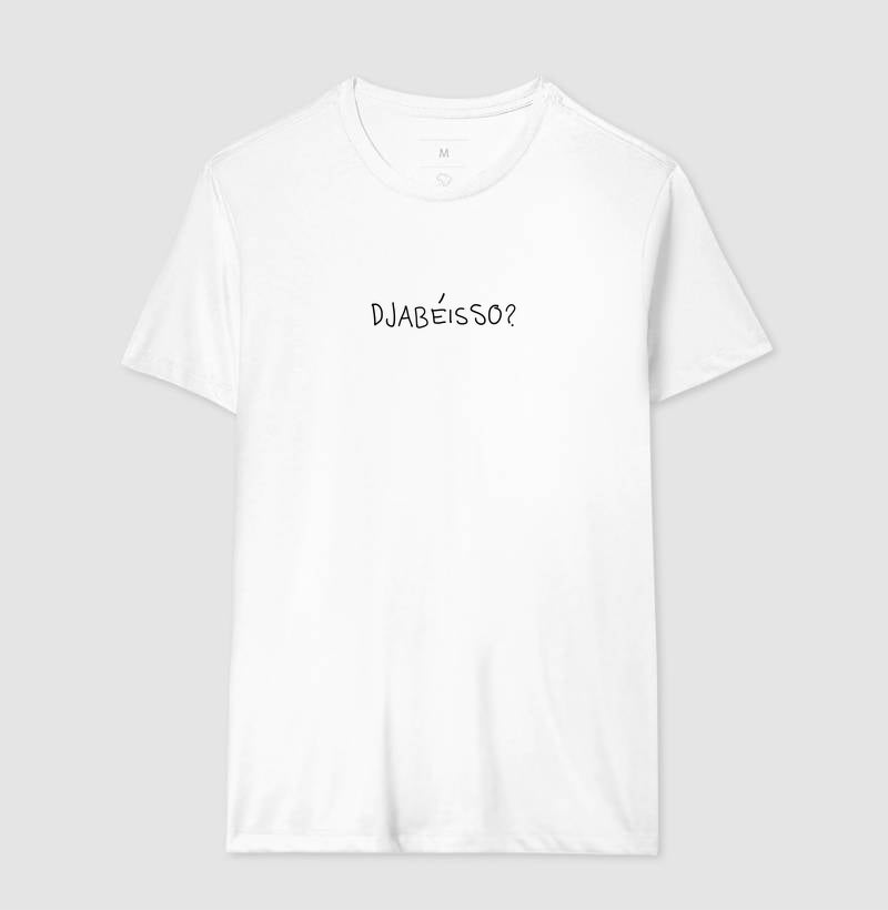 Camiseta Djabéisso – Camisa Estampada de Algodão de Alta Qualidade
